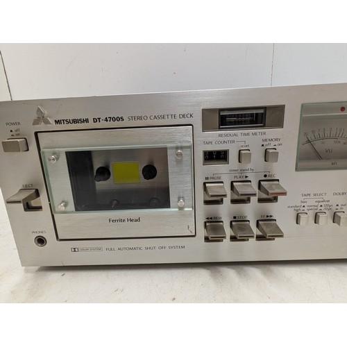 1510 - A Mitsubishi model DT-4700s Stereo Cassette Deck