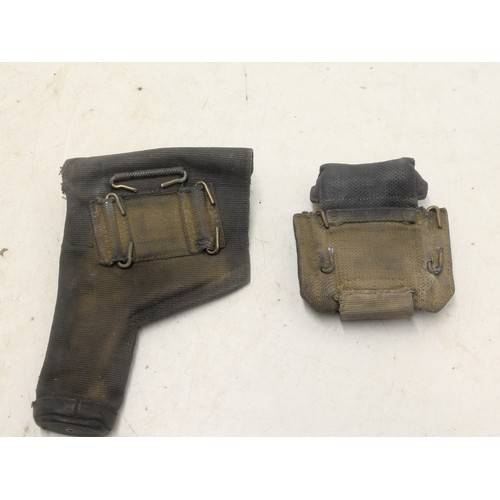 1082 - A Circa World War 2 Pistol Holster and Ammunition Pouch