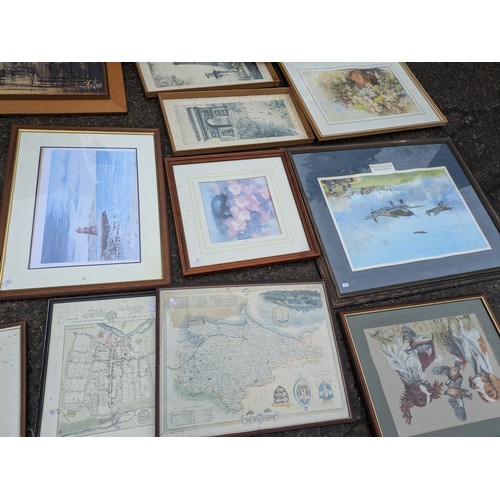 1966 - A Selection of Paintings And Prints Including Maps, Landscapes, Architecture, Etc