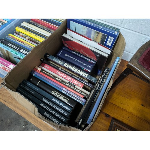 1984 - 3 Boxes of Various Books, including Art, Travel, and Non-fiction