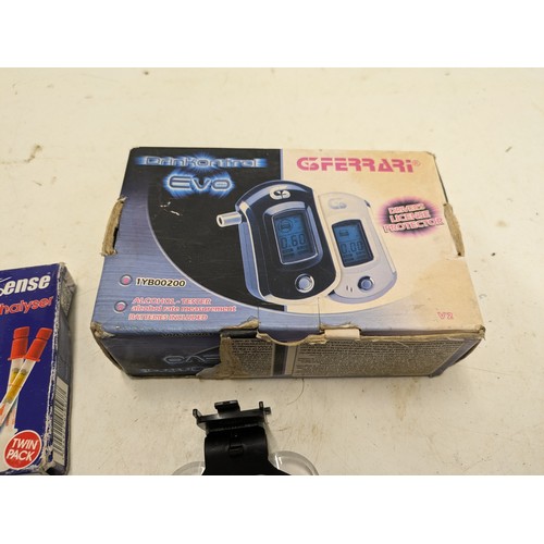 1988 - a selection of breathalysers and a radar scanner