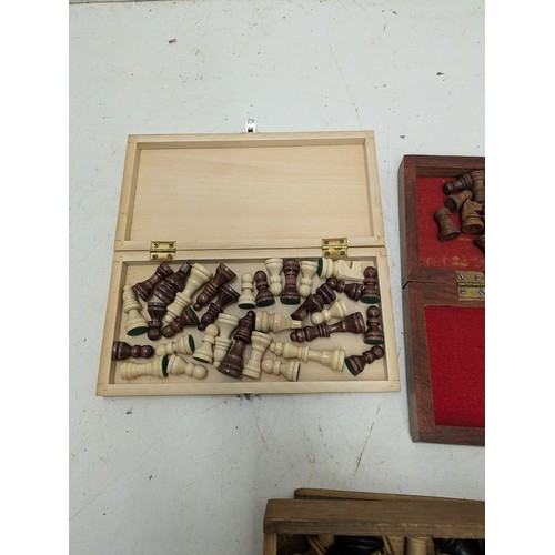 1524 - A Selection of 3 Travel Chess Sets