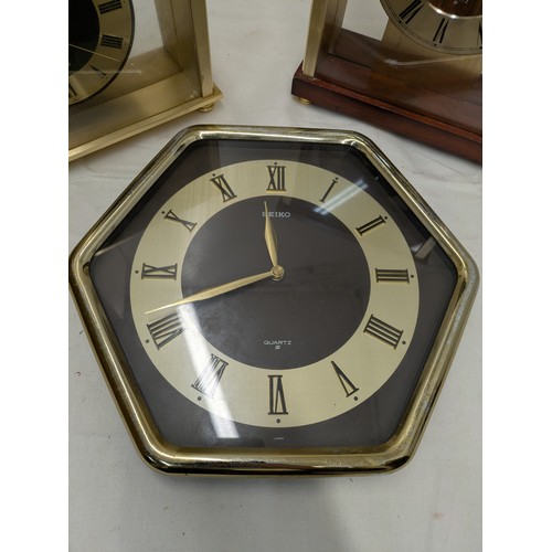 822 - A Selection of 3 Quartz Seiko Japan Clocks