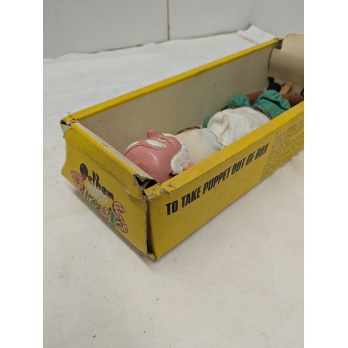 840 - A vintage toy Pelham Puppets puppet of an old man in original box