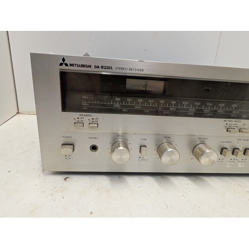 1244 - A Mitsubishi Model DA-R210L Stereo Receiver