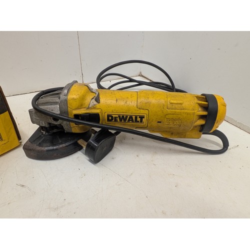 1602 - A DeWalt DWE4206 angle grinder in original box