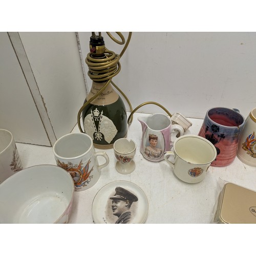 1862 - A mixed selection of coronation crockery and royal mugs