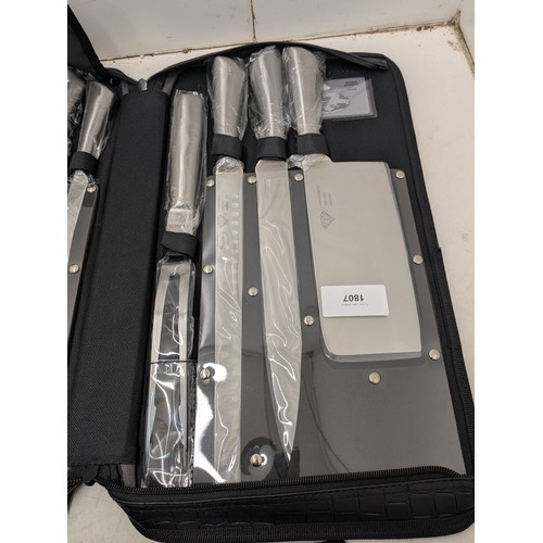 1807 - A German Diamond edition knife and utensil set in a carry case - unused