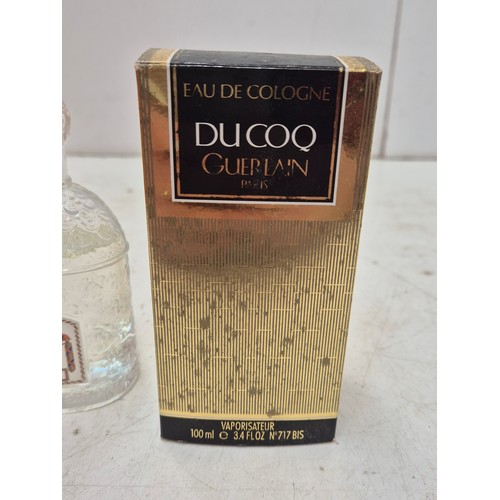 844 - A 100ml part used bottle of Guerlian Du Coq Eau De Parfum in original box