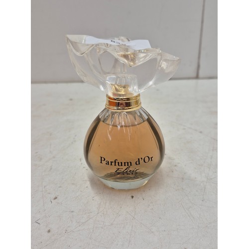 846 - A group of 3 perfumes including lancôme, Parfum d'or and Crystal Aura