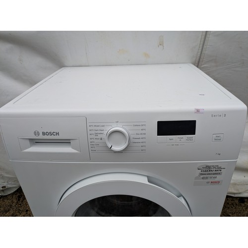 420 - A Bosch serie 2 7kg washing machine - working