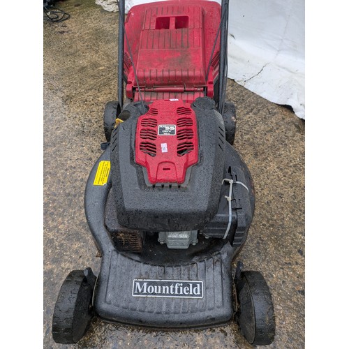 26 - A Mountfield petrol lawn mower with RM 55OHV engine