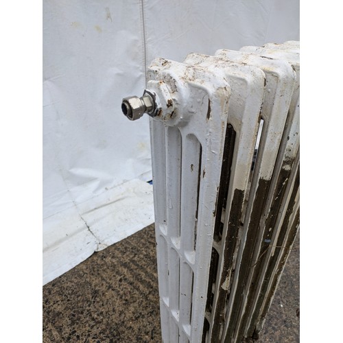 31 - A early 20th century cast iron radiator