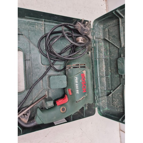 1608 - A Bosch PSB 650re SDS corded drill