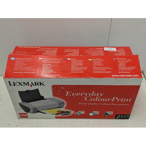 1271 - LEXMARK Z615 4800 dpi colour printer in box