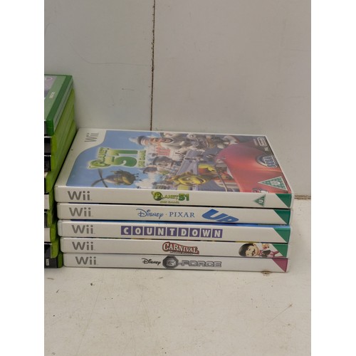 1265 - A large selection of video games, ps3, Xbox and Wii