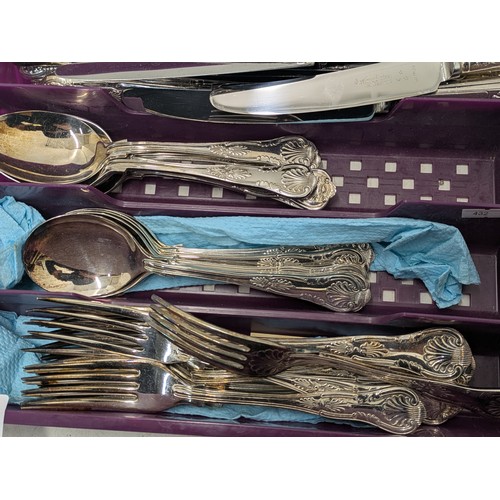 862 - A George Butler & Co 'no stain' ornate cutlery set