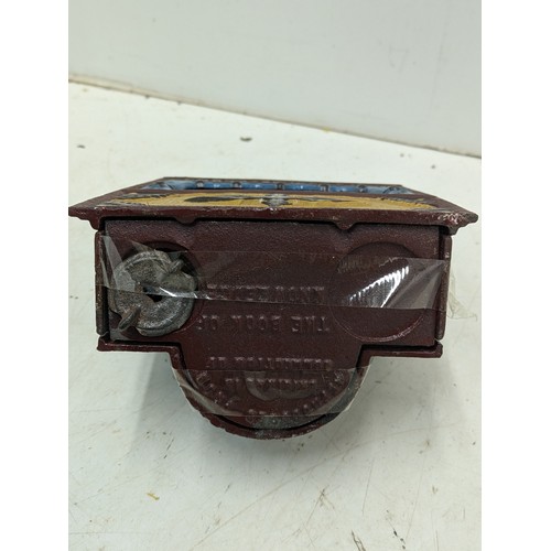 867 - A Charming Cast Iron Punch and Judy mechanical money box