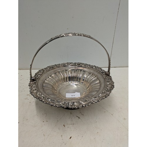 873 - An Antique silver plated Fruit/Sweet dish