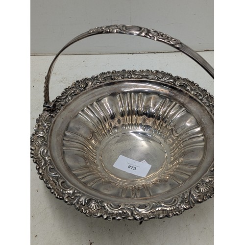 873 - An Antique silver plated Fruit/Sweet dish