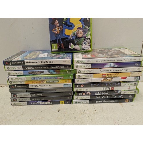 1290 - A Selection of video games including playstation 2 and xbox 360