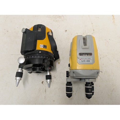 1625 - A sokkia topcon laser level model lc-4x and an unbranded laser level