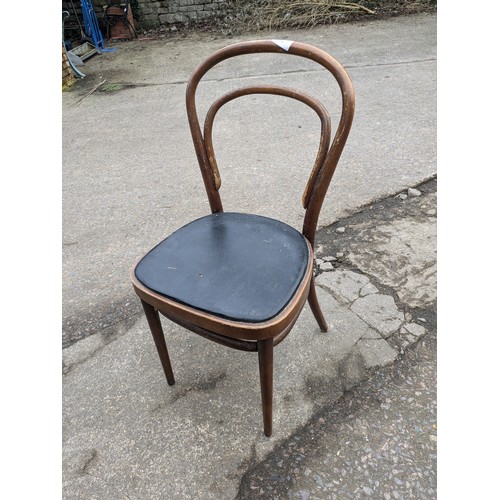 651 - A Vintage Pine Bent Wood Chair