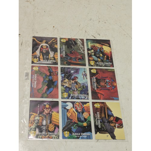 1954 - A Set of Judge Dredd colle tors cards 1995 - edge entertainment