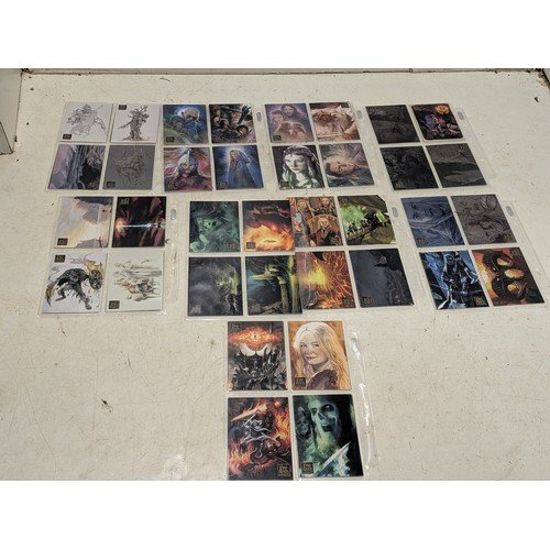 1963 - A Selection of Lord of the rings masterpieces 2 collectors cards