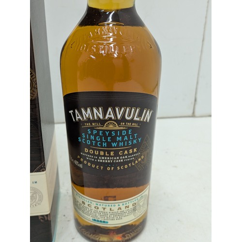 1959 - A bottle of tamnavulin speyside single malt scotch whiskey double cask in box