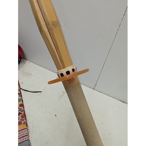 887 - A Kendo bamboo shinai training sword in carry bag