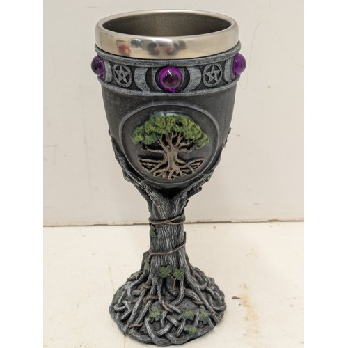 1968 - A nemesis now tree of life goblet - new in box