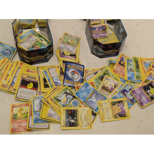 1978 - A Selection of Pokemon Evolition cards in tins