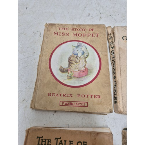 246 - Vintage Beatrix Potter (F Warn & Co Ltd) children's books, four in total