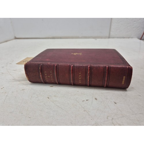 31 - The poems of Burns, poems chiefly in the Scottish dialect by Robert Burns 1824 in a nice red leather... 