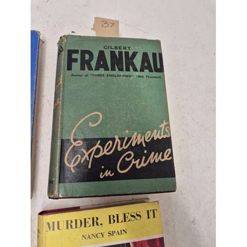 37 - A Selection of Crime books - Gilbert Frankau experiments in crime, Dostoevsky crime and punishment a... 