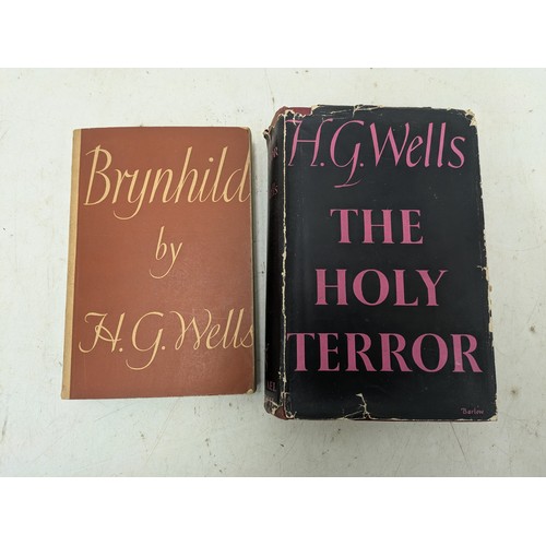 2 - H.G Wells 'The Holy Terror' in Hard To Find Dust Jacket - First Edition - 1939.  Overall good order ... 