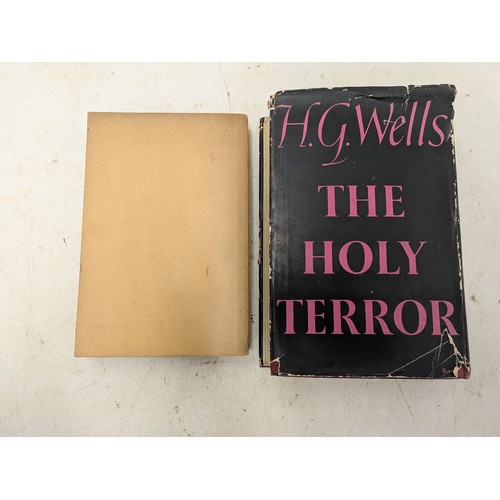 2 - H.G Wells 'The Holy Terror' in Hard To Find Dust Jacket - First Edition - 1939.  Overall good order ... 