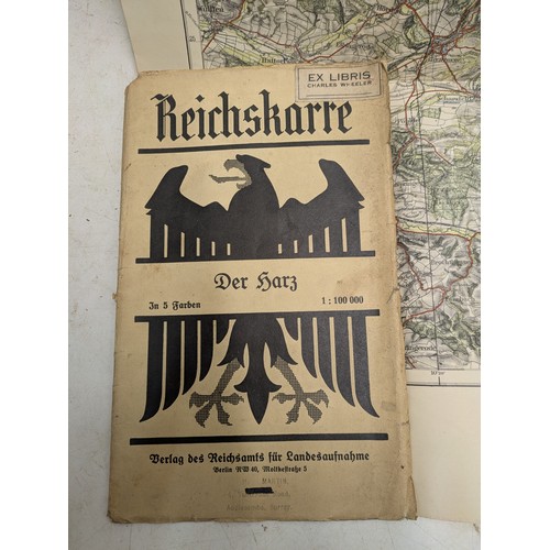 18 - A. pre-World War II German Reichskarte (Map) dated 1936