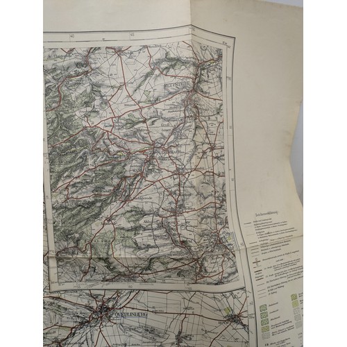 18 - A. pre-World War II German Reichskarte (Map) dated 1936