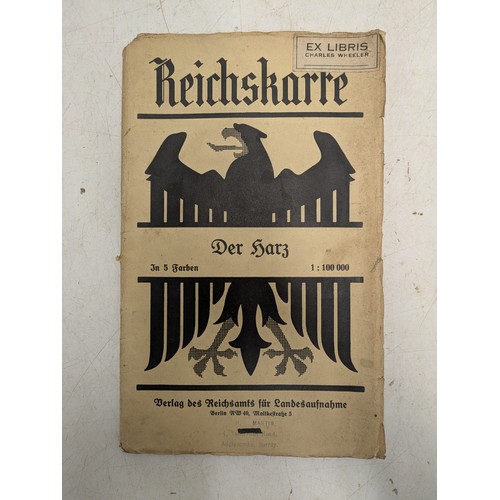 18 - A. pre-World War II German Reichskarte (Map) dated 1936