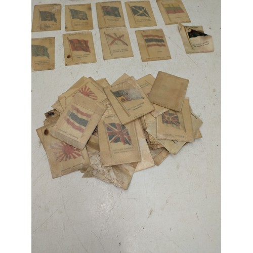 261 - Vintage Kensites cigarette silk flags of the world