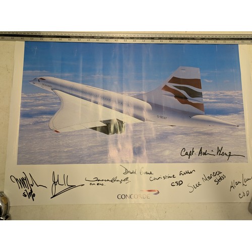 262 - Concord original facsimile Signed poster