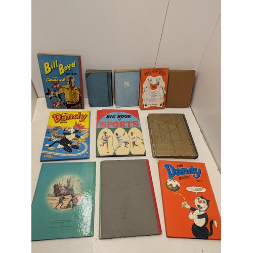 254 - Vintage boys books to include books by Percy f. Westerman, Bobby bear, dandy, Etc