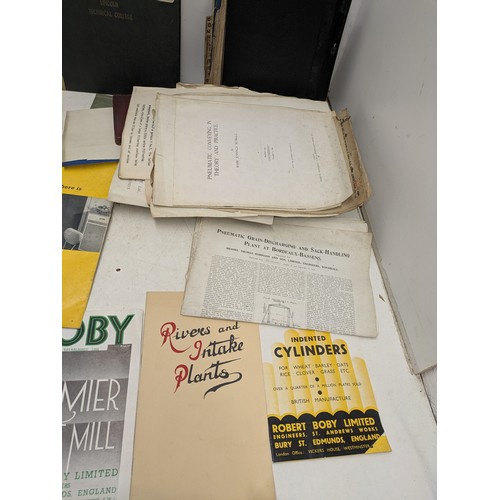 52 - A large and interesting collection of mainly World War II brochures booklets receipts Etc. For Rober... 