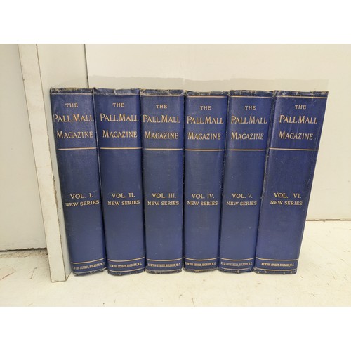 273 - The Pallmall Magazine Vols XXXV Volume I to Vol 6.  Excellent Condition, Cobalt Blue Bindings. 1905