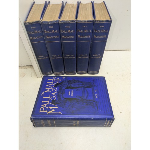 273 - The Pallmall Magazine Vols XXXV Volume I to Vol 6.  Excellent Condition, Cobalt Blue Bindings. 1905