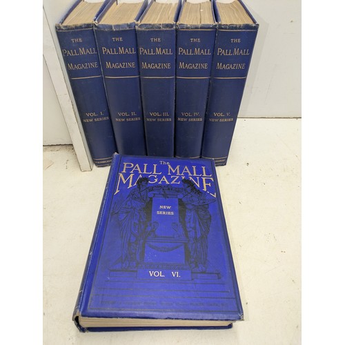 273 - The Pallmall Magazine Vols XXXV Volume I to Vol 6.  Excellent Condition, Cobalt Blue Bindings. 1905