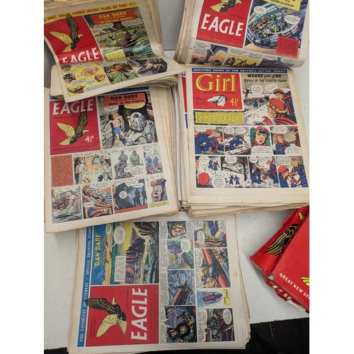 272 - The eagle comics, a near-complete run from the 1950s