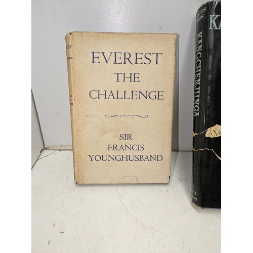 9 - First over Everest 1935 edition, Everest the challenge & Memoirs of a Mountaineer